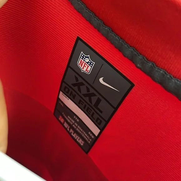 Men’s Nike NFL Kansas City Chiefs Orlando Brown JR #57 Used Sz XXL Red - Picture 7 of 10